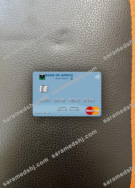 Madagascar Bank of Africa mastercard photolook front